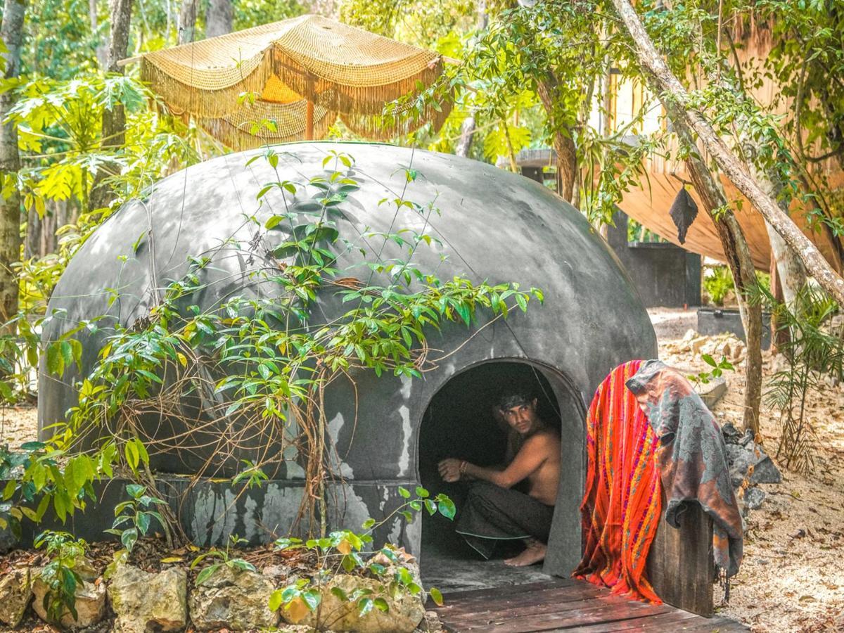 Casa Del Arbol At Villa Duendes Akumal Esterno foto